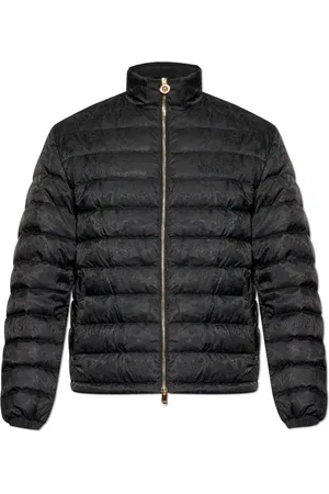 VERSACE Homme, Vestes, Noir, Taille: 2XL Doudoune avec col montant