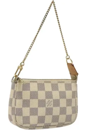 LOUIS VUITTON Femme, Pre-owned, Blanc, Taille: ONE Size Pre-owned Toile sacs-louis-vuitton