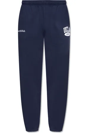 Sporty & Rich Unisex, Pantalons, Bleu, Taille: S Pantalons de survêtement de la collection Ucla