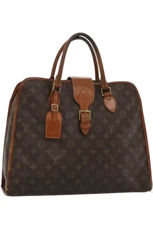 LOUIS VUITTON Femme, Pre-owned, Brun, Taille: ONE Size Pre-owned Toile sacs-main