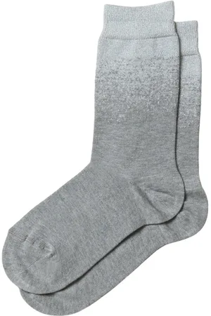 PESERICO SIGN Femme, Sous-vêtements, Gris, Taille: S/M Chaussettes à effet dégradé avec Lurex
