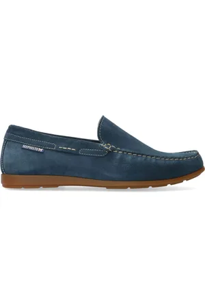 Mephisto Homme, Chaussures, Bleu, Taille: 39 EU Algoras Mocassin Homme - Daim Bleu