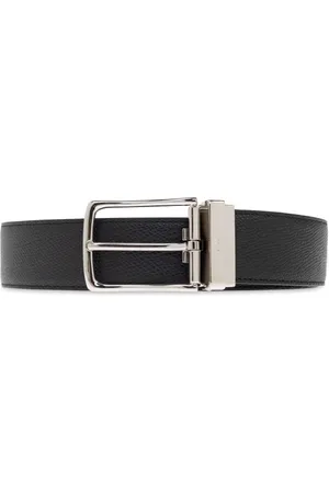 Bally Homme, Accessoires, Noir, Taille: 120 CM Ceinture en cuir réversible