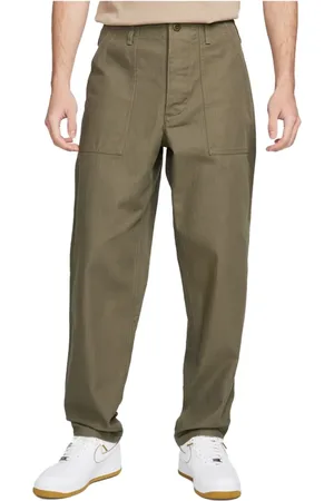 Nike Homme, Pantalons, Vert, Taille: W32 Pantalon Fatigue Olive Confortable