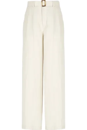 Woolrich Femme, Pantalons, , Taille: W29 Pantalon Lin Viscose Femme Ceinture