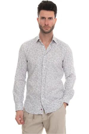 Carrel Homme, Chemises, Multicolore, Taille: 5XL Chemise Casual Italienne
