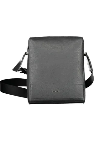 Calvin Klein Homme, Sacs, Gris, Taille: ONE Size Sac Bandoulière Homme Noir Détails Contrastés