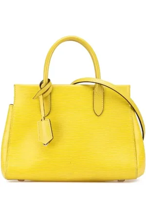 LOUIS VUITTON Femme, Pre-owned, Jaune, Taille: ONE Size Pre-owned Cuir sacs-main