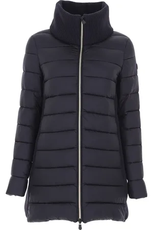 save the duck Femme, Manteaux, Noir, Taille: 46 FR Manteau doudoune élégant
