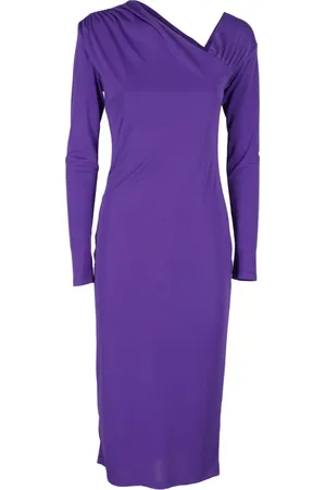 Isabelle Blanche Femme, Robes, Violet, Taille: 38 FR Robe Élégante