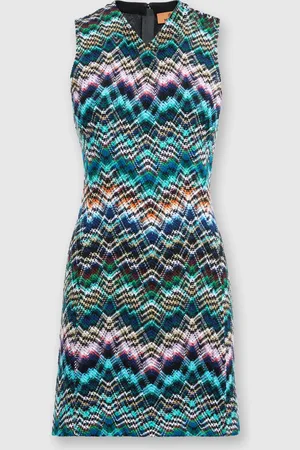 Missoni Mini-robe sans manches en laine et coton