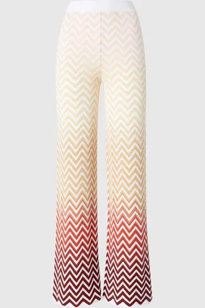 Missoni Pantalon droit à motif chevron dégradé