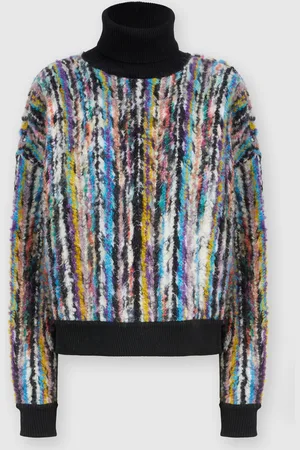 Missoni Pull col montant en laine et mohair bouclé