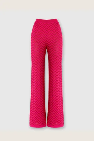 Missoni Pantalon droit à motif chevrons ton sur ton