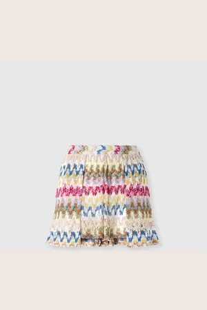 Missoni Short doublé en dentelle de viscose lamée