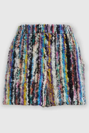 Missoni Short bouclé en laine et mohair