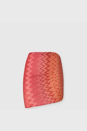 Missoni Cache-couche Minskirt en nylon zigzag lamé stretch