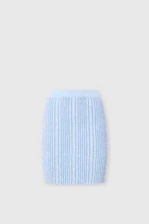 Missoni Mini-jupe côtelée stretch à sequins