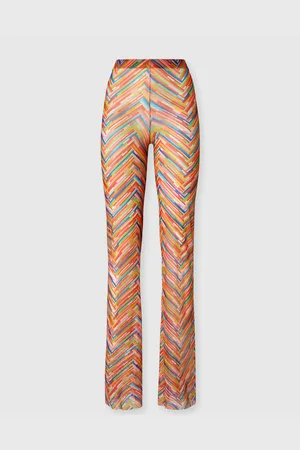 Missoni Pantalon droit en tulle imprimé
