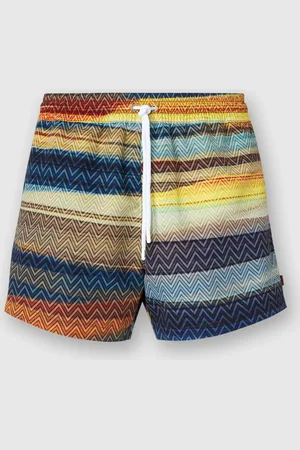Missoni Short de bain imprimé zigzag dégradé