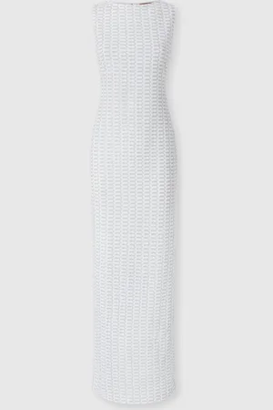 Missoni Robe longue sans manches en viscose lamée avec motif dentelle
