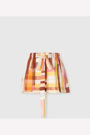Missoni Short couvrant en soie imprimée avec ceinture