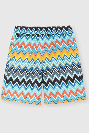 Missoni Short de bain avec imprimé zigzag