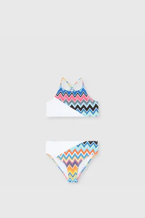 Missoni Bikini avec top à imprimé zig zag