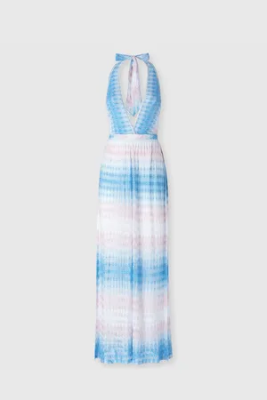 Missoni Combinaison longue avec pantalons palazzo en dentelle dégradée