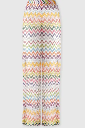 Missoni Pantalon palazzo avec élastique à la taille