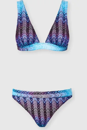 Missoni Bikini bralette avec motif zigzag