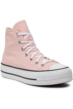 Converse haute discount blanche grosse semelle