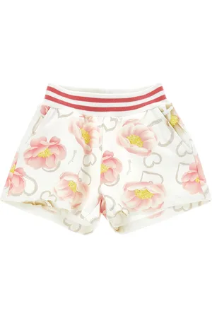 MONNALISA Short en molleton imprimé anémones