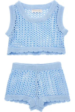 MONNALISA Ensemble cache-maillot en maille filet