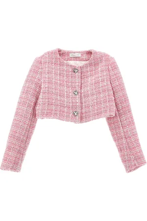 MONNALISA Veste bouclée avec boutons bijoux