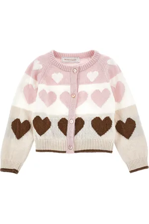 MONNALISA Gilet cœurs tout doux