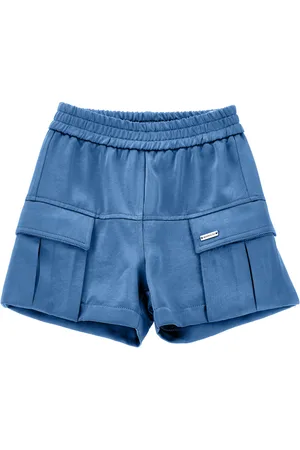 MONNALISA Bermuda cargo chic en satin