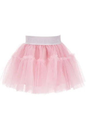 MONNALISA Jupe évasée en tulle toucher soyeux