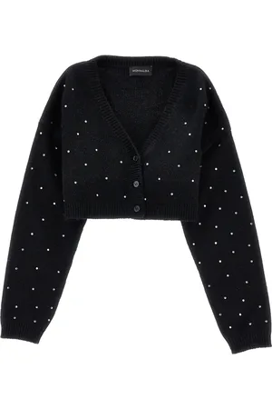 MONNALISA Cardigan court avec strass sur l’ensemble