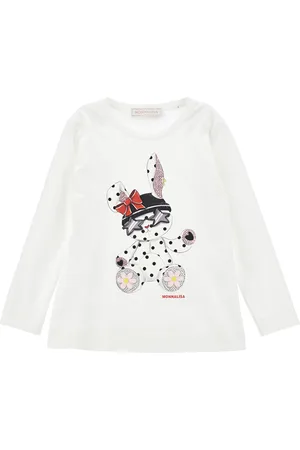 MONNALISA T-shirt lapin en strass
