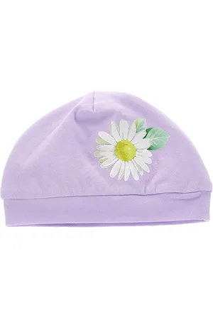 MONNALISA Bonnet en coton maxi fleur