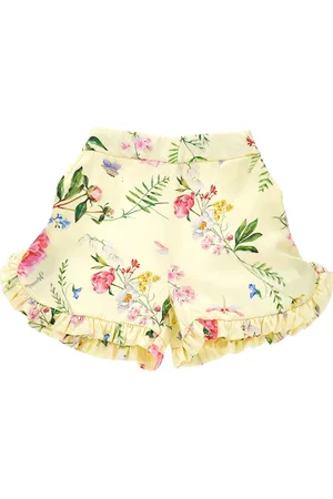 MONNALISA Short botanique en satin