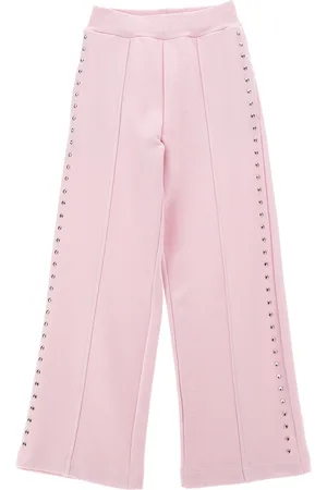MONNALISA Pantalon coupe palazzo en molleton