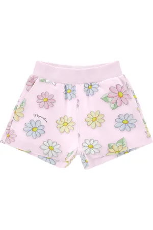 MONNALISA Short sweat avec marguerites