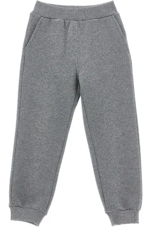 MONNALISA Pantalon de jogging molleton pailleté et nœud