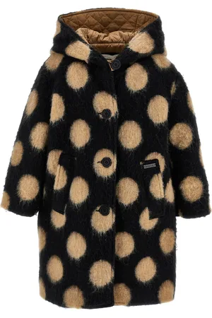 MONNALISA Manteau en laine bouillie à pois