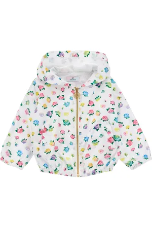 Chiara Ferragni Veste coupe-vent roses sur l’ensemble