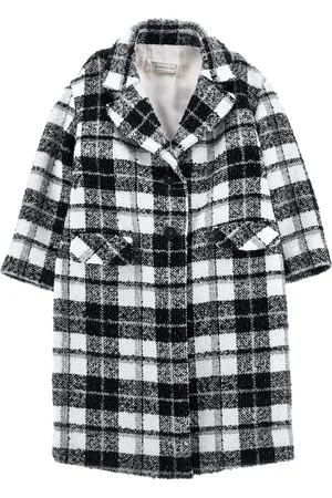 MONNALISA Manteau bouclé écossais