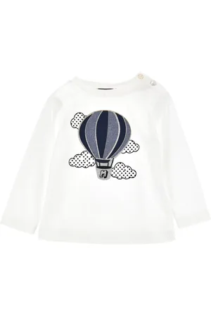 MONNALISA T-shirt col rond avec montgolfière
