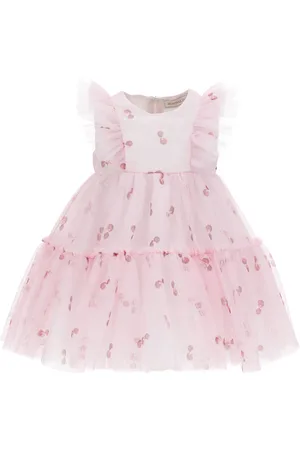 MONNALISA Robe en tulle cerises
